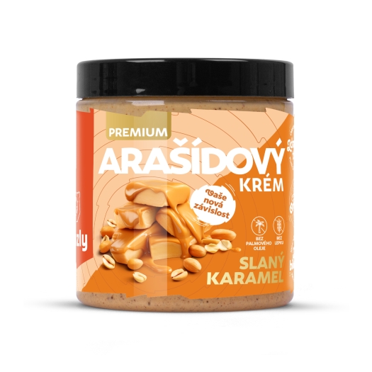 Arašidový krém slaný karamel premium